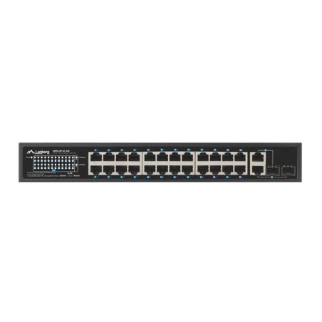 Lanberg switch rack 19" rsfe-24p-2c-250 24x 100mb poe+ 2x combo gigabit 250w