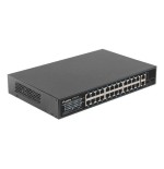 Lanberg switch rack 19" rsfe-24p-2c-250 24x 100mb poe+ 2x combo gigabit 250w