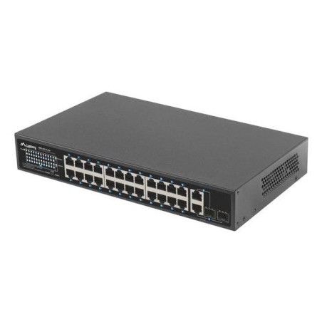Lanberg switch rack 19" rsfe-24p-2c-250 24x 100mb poe+ 2x combo gigabit 250w