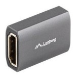 Adaptador lanberg hdmi v2.1 8k hembra/hembra 48gb/s 7680x4320 px
