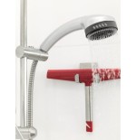 Tesa gancho adhesivo doble (acero) + tiras, resistentes al agua