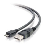 C2g 6.6ft usb to micro b cable usb a to micro usb cable usb 2.0 m/m cable usb usb (m) a micro-usb tipo b (m) 2 m negro