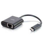 C2g usb c to ethernet adapter with power delivery black adaptador de red usb-c gigabit ethernet x 1 negro
