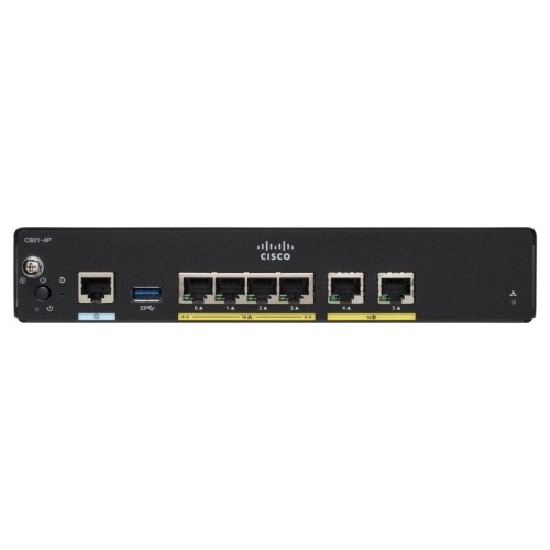 Router cisco c927-4p  gigabit ethernet negro