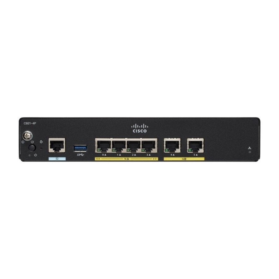 Router cisco c927-4p  gigabit ethernet negro