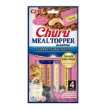 Goma para gatos inaba churu meal topper tuna with salmon  4 x 14g