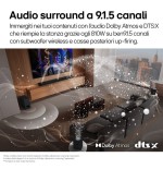 Lg s95tr black barra de sonido con subwoofer inalámbrico y traseros 810w 9.1.5ch