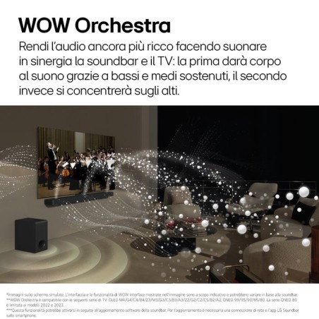 Lg s95tr black barra de sonido con subwoofer inalámbrico y traseros 810w 9.1.5ch