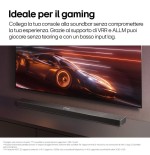 Lg s95tr black barra de sonido con subwoofer inalámbrico y traseros 810w 9.1.5ch