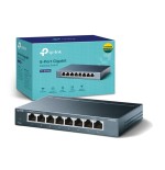 Tp-link tl-sg108 switch 8 puertos gigabit 10/100/1000 mbps metálico