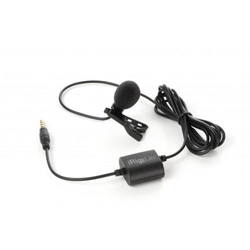 Micrófono ik multimedia irig mic lav negro  de clip