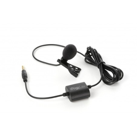 Micrófono ik multimedia irig mic lav negro  de clip