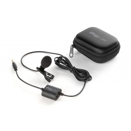 Micrófono ik multimedia irig mic lav negro  de clip