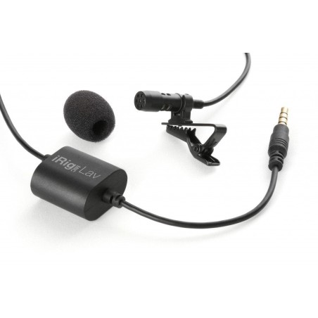 Micrófono ik multimedia irig mic lav negro  de clip