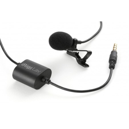 Micrófono ik multimedia irig mic lav negro  de clip