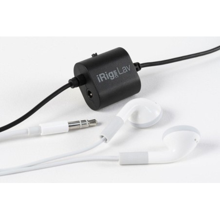 Micrófono ik multimedia irig mic lav negro  de clip