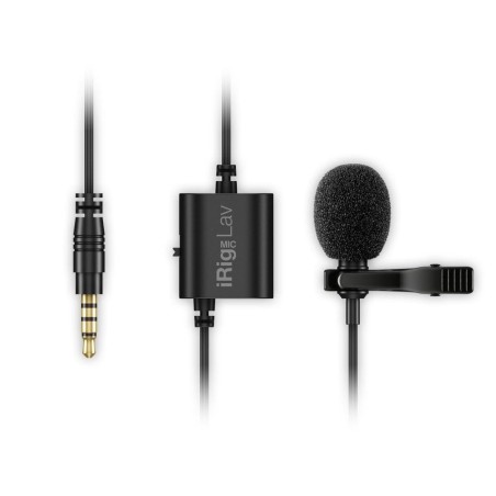 Micrófono ik multimedia irig mic lav negro  de clip