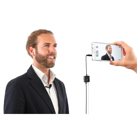 Micrófono ik multimedia irig mic lav negro  de clip