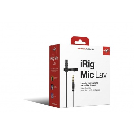Micrófono ik multimedia irig mic lav negro  de clip