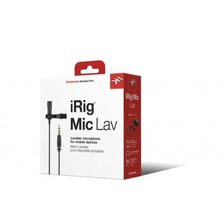 Micrófono ik multimedia irig mic lav negro  de clip
