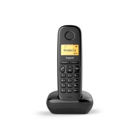 Gigaset telefono fijo inalambrico a170 duo negro