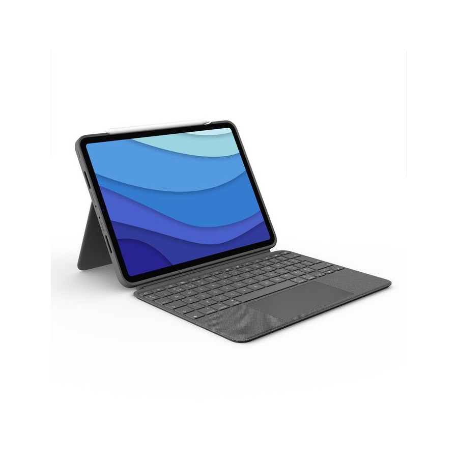 Suizo logitech combo touch gris smart connector qwertz ipad
