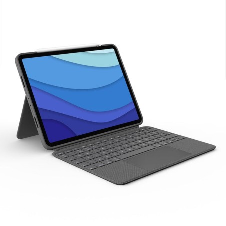 Suizo logitech combo touch gris smart connector qwertz ipad
