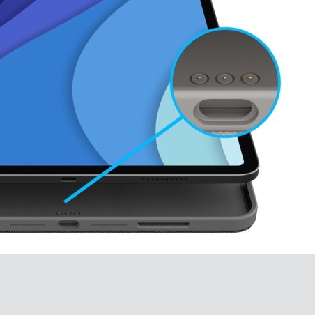 Suizo logitech combo touch gris smart connector qwertz ipad