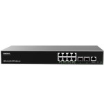 Grandstream networks gwn7811p switch gestionado l3 gigabit ethernet (10/100/1000) energía sobre ethernet (poe) gris