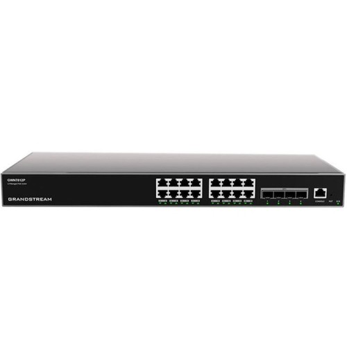 16p grandstream gwn7812p 16x port poe layer 3 managed netzwerk switch