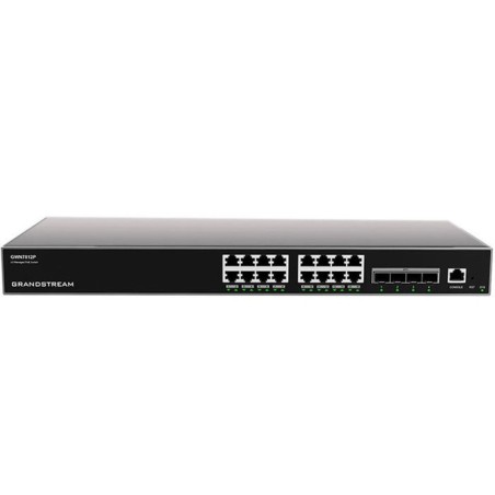 16p grandstream gwn7812p 16x port poe layer 3 managed netzwerk switch