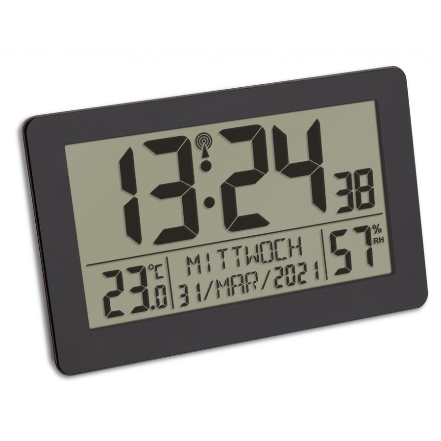 Radio tfa 60.2557.01   controlled clock with room climate