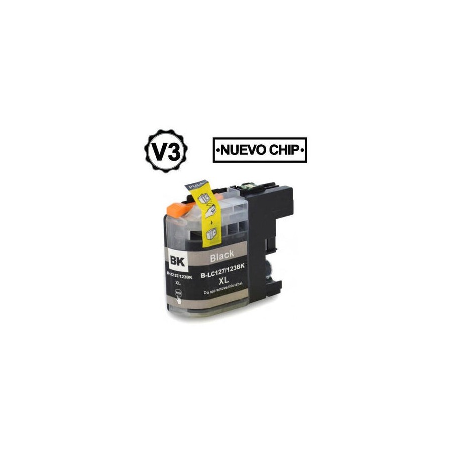 Tinta compatible para brother lc123bk xl negro lc123bk/lc121bk