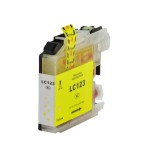 Tinta compatible para brother lc123 xl amarillo lc123xl/lc121xl/lc123y/lc121y