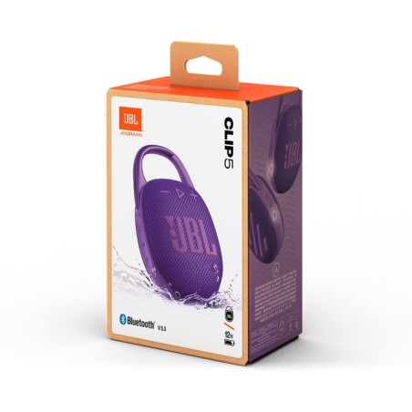 Jbl clip 5 altavoz bluetooth  lila
