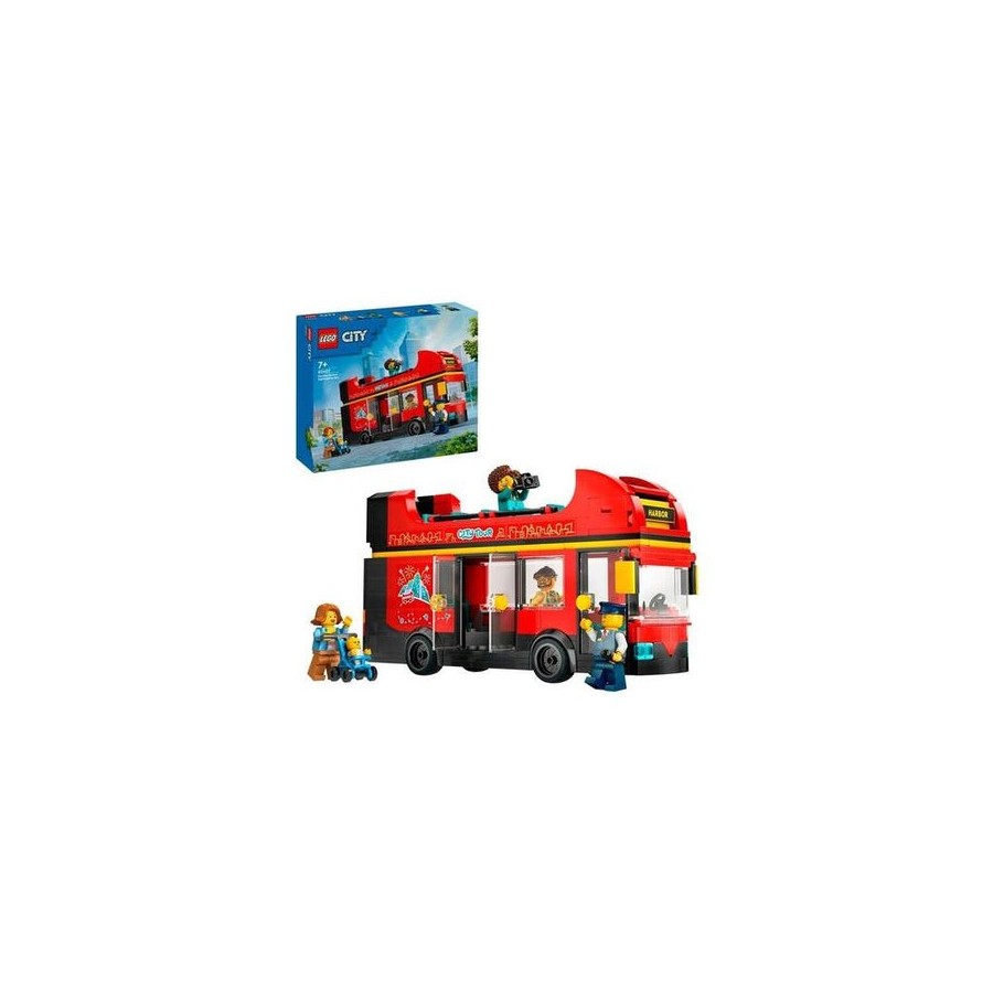 Lego 60407 city autobús de dos pisos, 60407