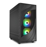 Caja pc  sharkoon 4044951041145 negro