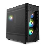Caja pc  sharkoon 4044951041145 negro
