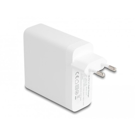 Cargador usb gan delock 1x usb-c, 140 vatios blanco, pd 3.1 41471
