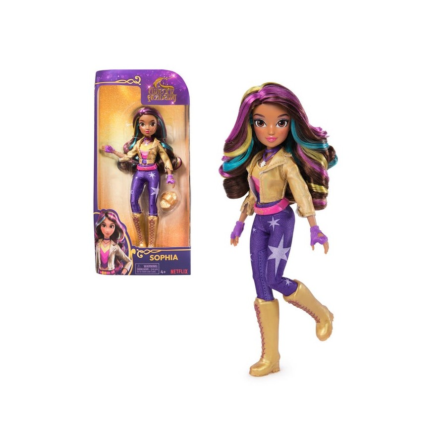 Muñeca  spin master unicorn academy  disfrazada sophia 6066837