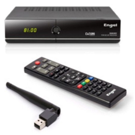 Receptor satelite hd engel rs8100y  hdtv, hdmi pvr iptv usb 2.0 wifi lan timeshift epg dvb s2