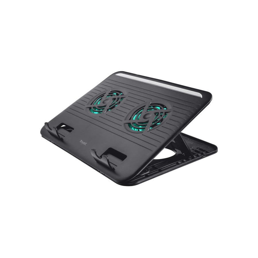 Soporte refrigerante trust cyclone para portátiles hasta 15.6'