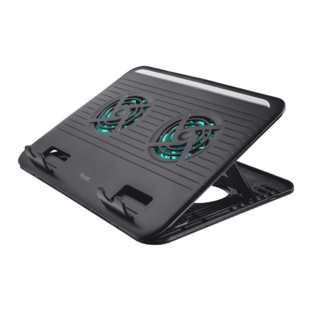 Soporte refrigerante trust cyclone para portátiles hasta 15.6'