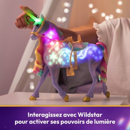 Figura  spin master unicorn academy - light magic wildstar 6070427