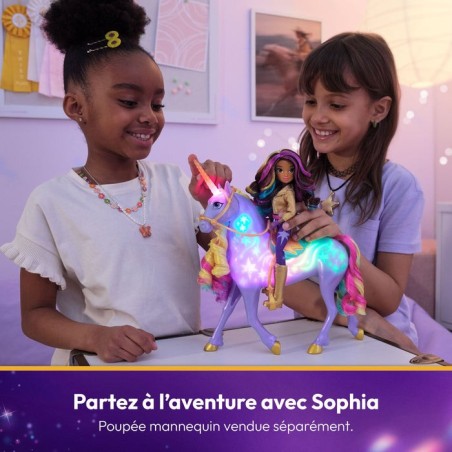Figura  spin master unicorn academy - light magic wildstar 6070427
