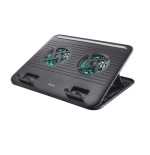 Soporte refrigerante trust cyclone para portátiles hasta 15.6'