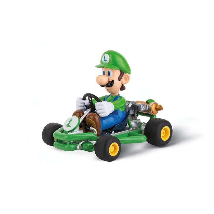 Carrera rc 2.4ghz mario kart pipe kart, luigi 370200984p