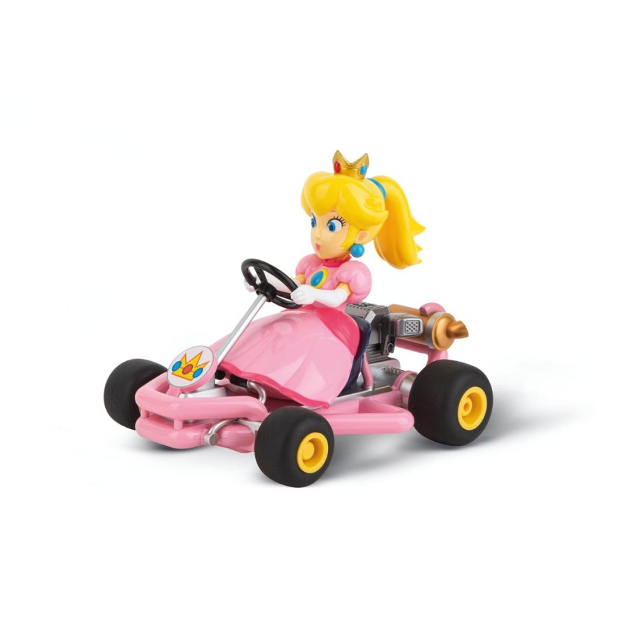 Carrera rc 2.4ghz mario kart pipe kart, melocotón 370200986p