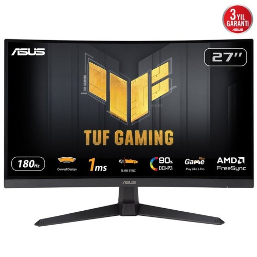 Monitor asus vg27vq3b de gaming 27"   negro