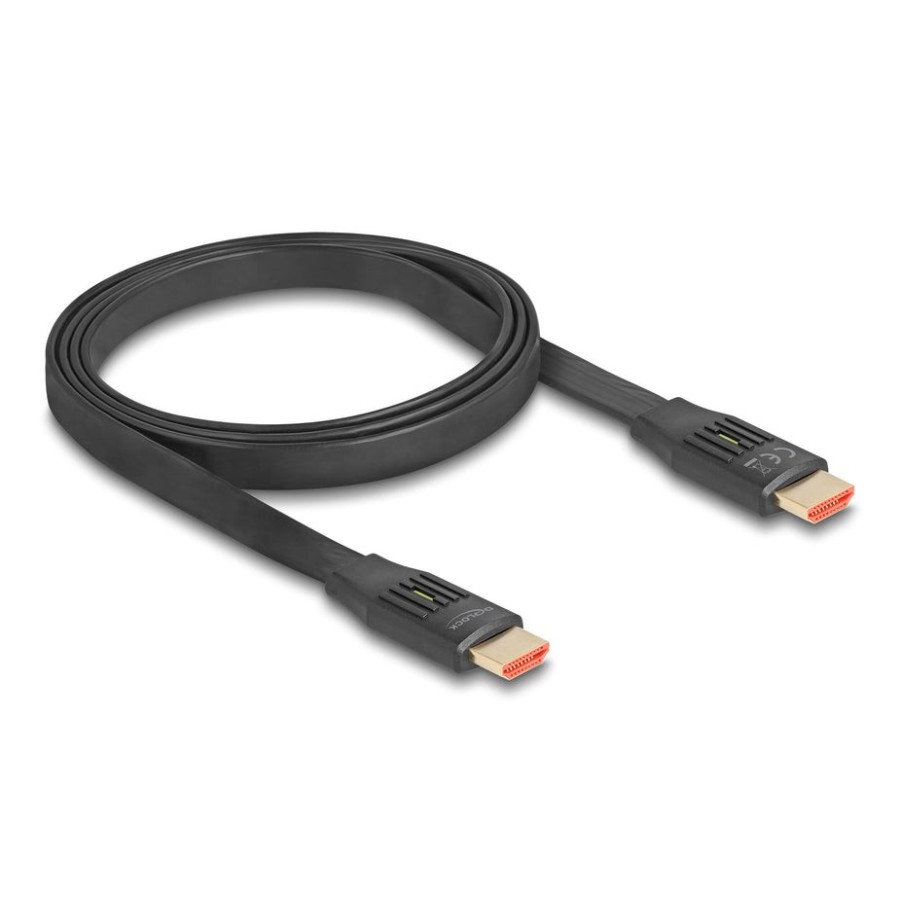 Delock 81001 high speed hdmi cable plano 48 gbps 8k 60 hz 1 m